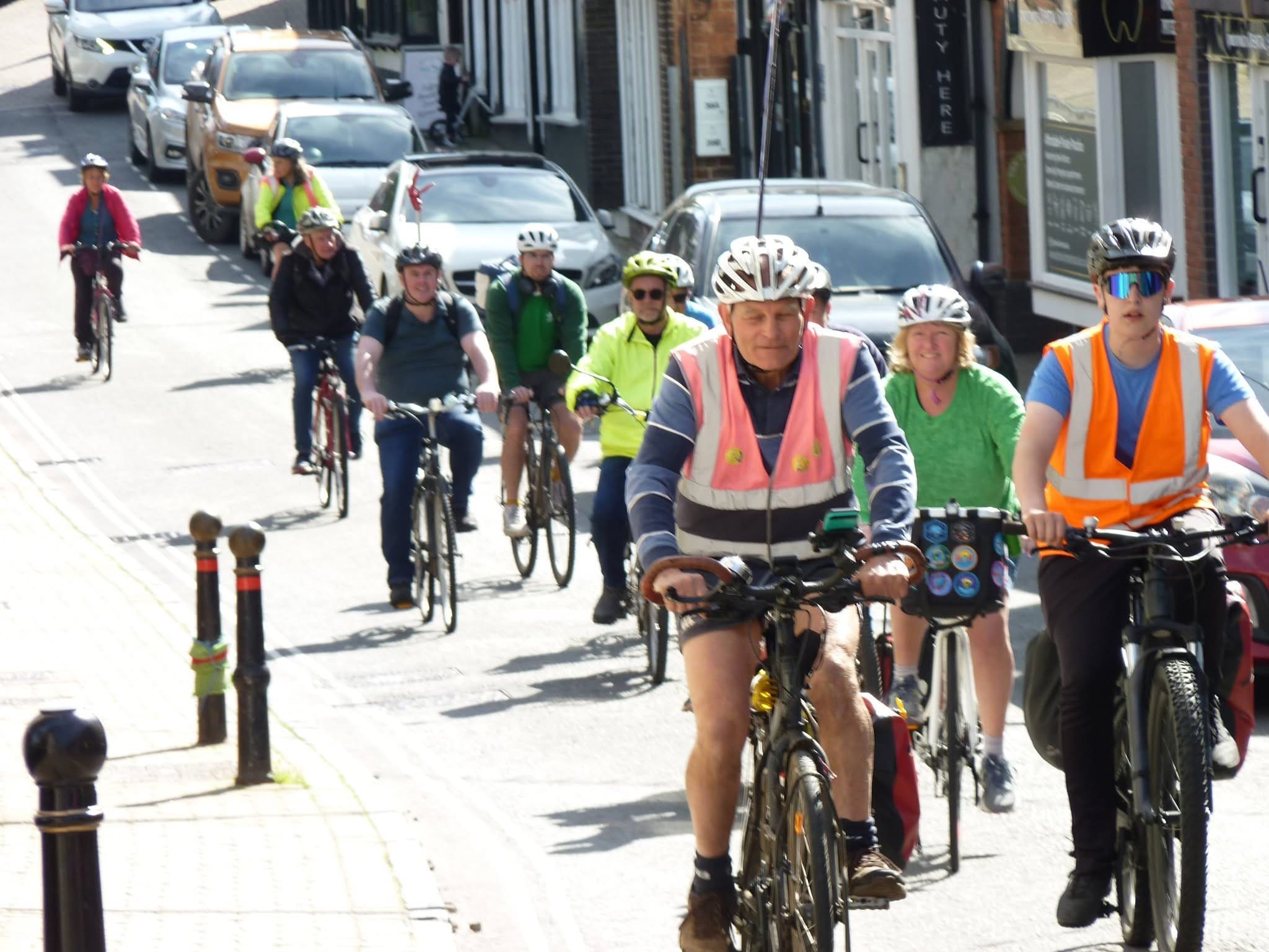 Critical Mass Rolls Through Droitwich Spa – 25 April 2026